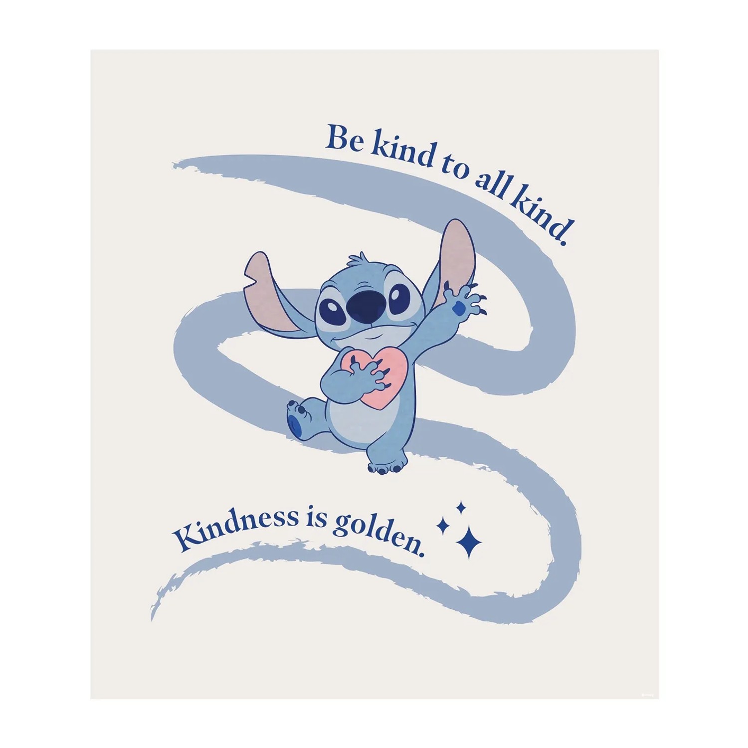 E-shop Komar Plagát Stitch Kindness 40 x 50 cm