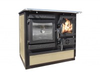 GUČA Krbové kachle GULIVER Smart, 10,5 kW, béžová, 90 x 66,5 x 86 cm, Ľ