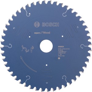 Modrý pílový kotúč Bosch Expert for Wood, Ø 216 mm, pre presné rezy do dreva.