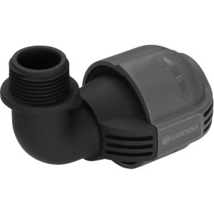 Gardena L-kus 25 mm x 19 mm pre zavlažovacie systémy, vonkajší závit, bezpečné pripojenie.