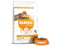 IAMS Granule pre mačky HAIRBALL s čerstvým kuracím 10 kg