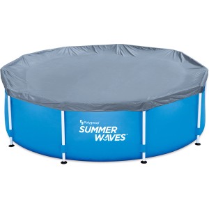 Bazén Summer Waves so sivým krytom, vhodný pre bazény Active Frame s priemerom 3,05 m.