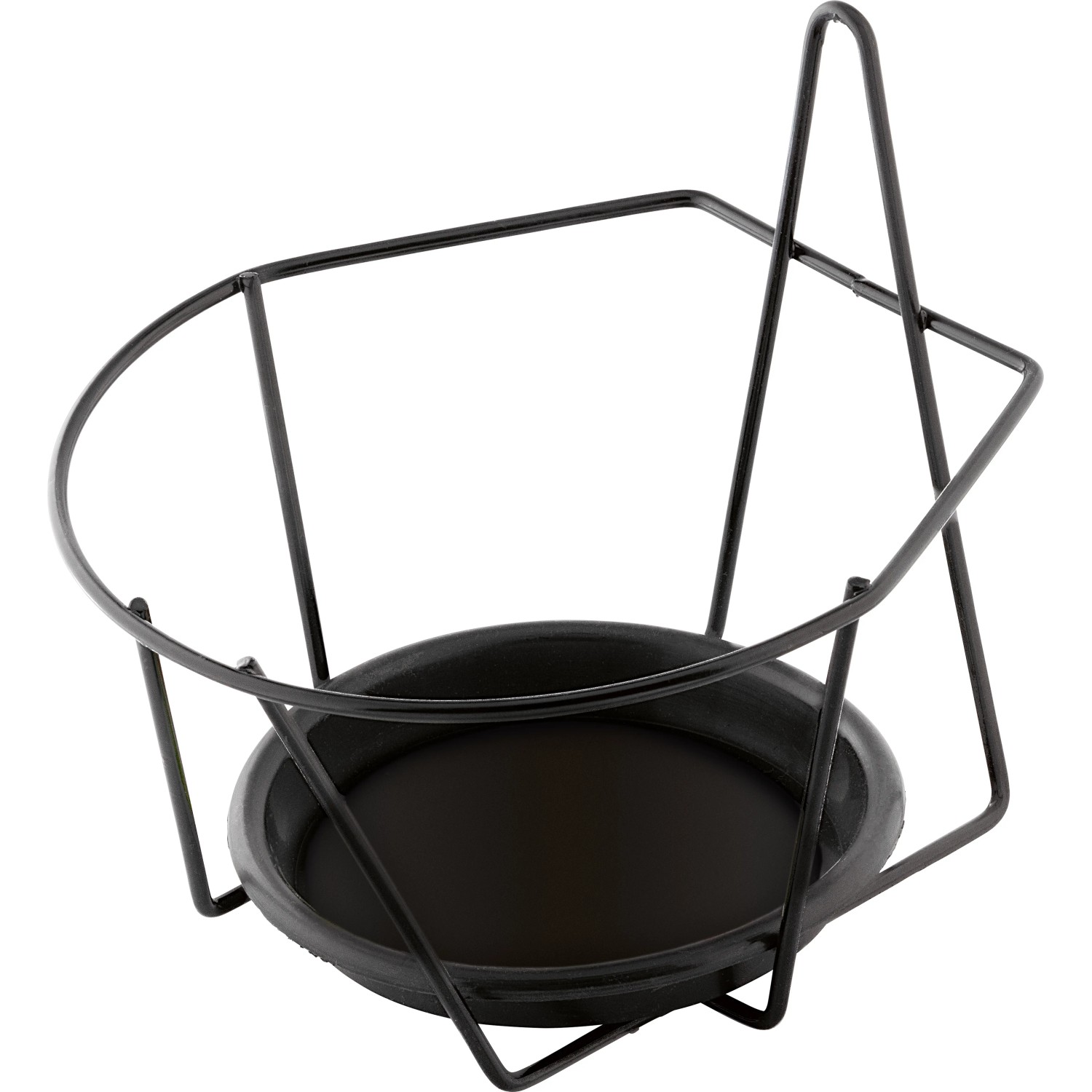 E-shop OBI Držiak kvetináča na stenu, antracitový, pr. 20 cm