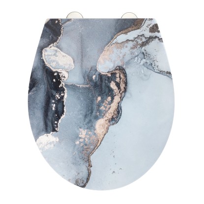 Wenko WC sedátko Licata, duroplast, EasyClose, kovové závesy