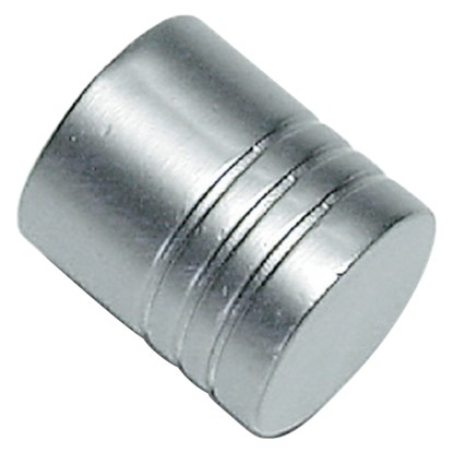 Gardinia Koncovka Memphis valcová dizajn ušľachtilej ocele, 2 ks v balení