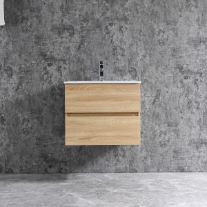 Sanotechnik Corbo umývadlová skrinka, 60 cm, matná hnedá s funkciou soft-close.