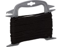 LUX-TOOLS Polypropylénové lano pletené Basic čierne pr. 3 mm x 20 m