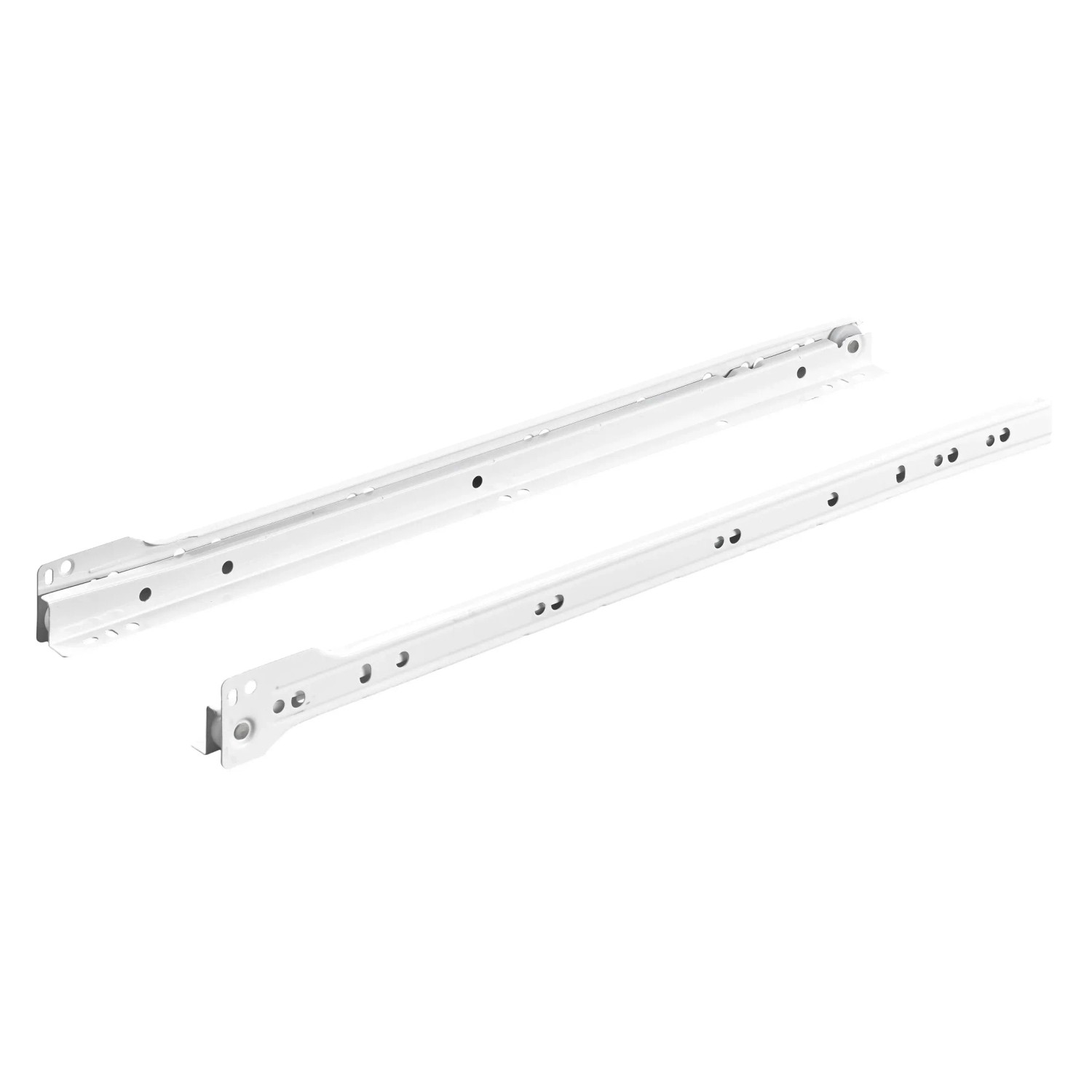 E-shop Hettich Čiastočný rolničkový výsuv FR 302, 12 kg, biela, 450 mm