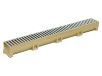 ACO Odvodňovací žľab EuroSelf 38705, 100 cm, s liatinovým roštom