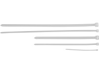 CMI Súprava viazacích pások na káble biele, 250 ks