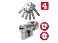 Richter Czech EURO XSTAR Bezpečnostná vložka 30/35K, 6 kľúčov, matný nikel Richter Czech EURO XSTAR Bezpečnostná vložka 30/35K, 6 kľúčov, matný nikel