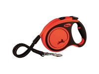 Flexi Vodítko Xtreme pásik čierno-oranžová, 5 m, veľ. L
