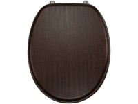 Novaservis Dýhované WC sedátko Wenge z MDF 44+/-2 x 37,5 cm