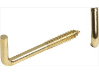 LUX Skrutkovací hák rovný priemer 2,8 mm x 30 mm pomosadzená, 8 ks