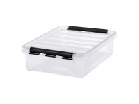 SmartStore Skladovací box Classic s vekom, transparentný, 30 x 40 x 11 cm, 7,5 l
