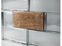 Fuchs Design Tvárnice Crystal Col. Nature Touch Rain Forest Brown 20 x 10 x 5 cm