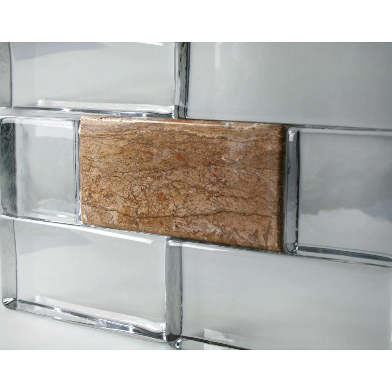 E-shop Fuchs Design Tvárnice Crystal Col. Nature Touch Rain Forest Brown 20 x 10 x 5 cm