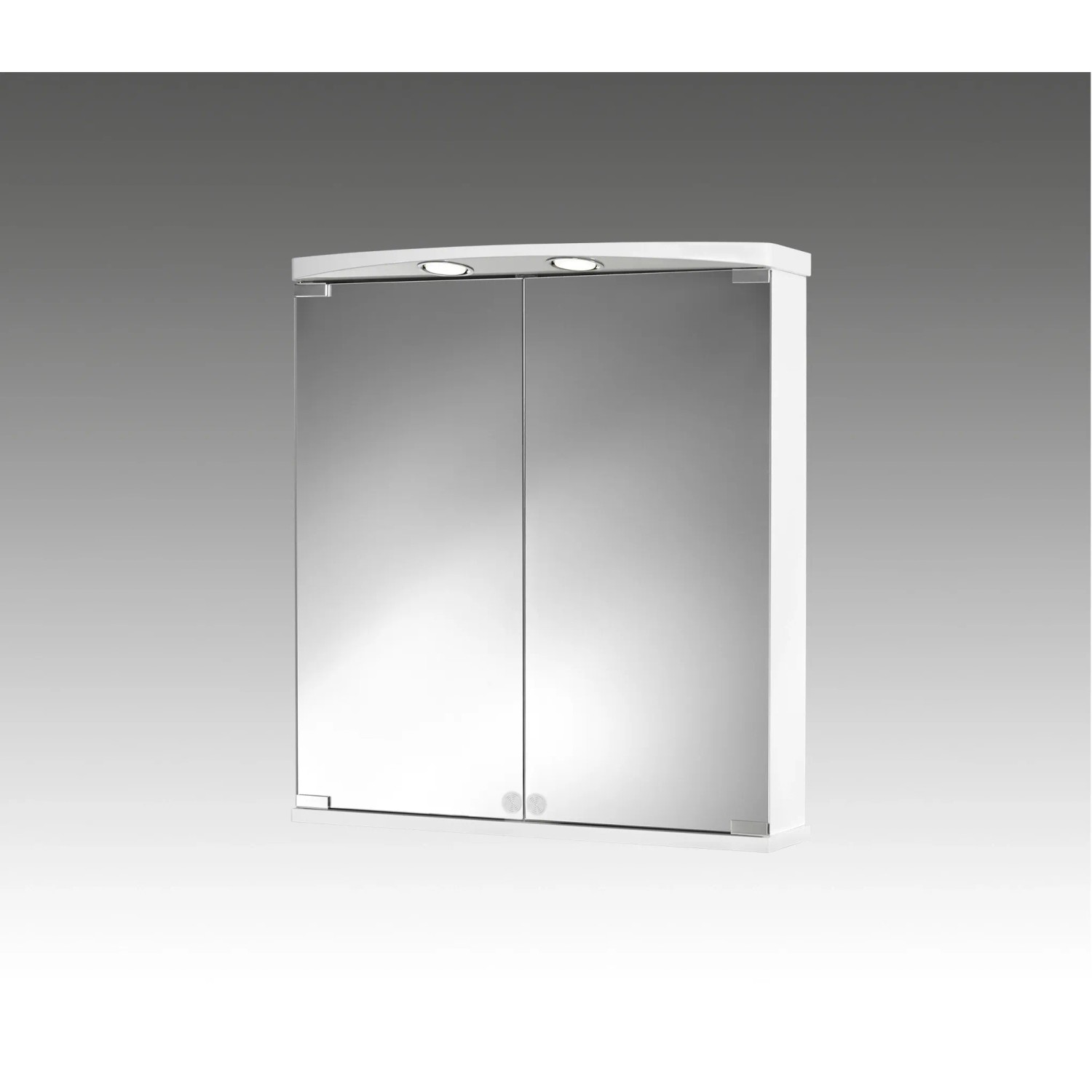E-shop Jokey Zrkadlová skrinka Ampado 60 LED biela 65,9 x 60 x 21 cm