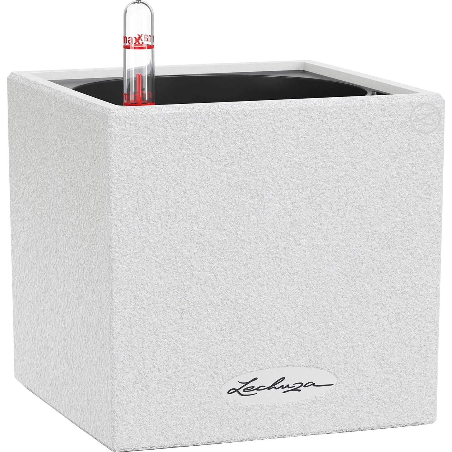 E-shop Lechuza Kvetináč Canto Stone 14 biely, 135 x 140 x 140 mm