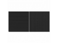 Denpanels Akustický panel FOILED čierny čierna plsť 60 x 60 x 2 cm, 2 ks