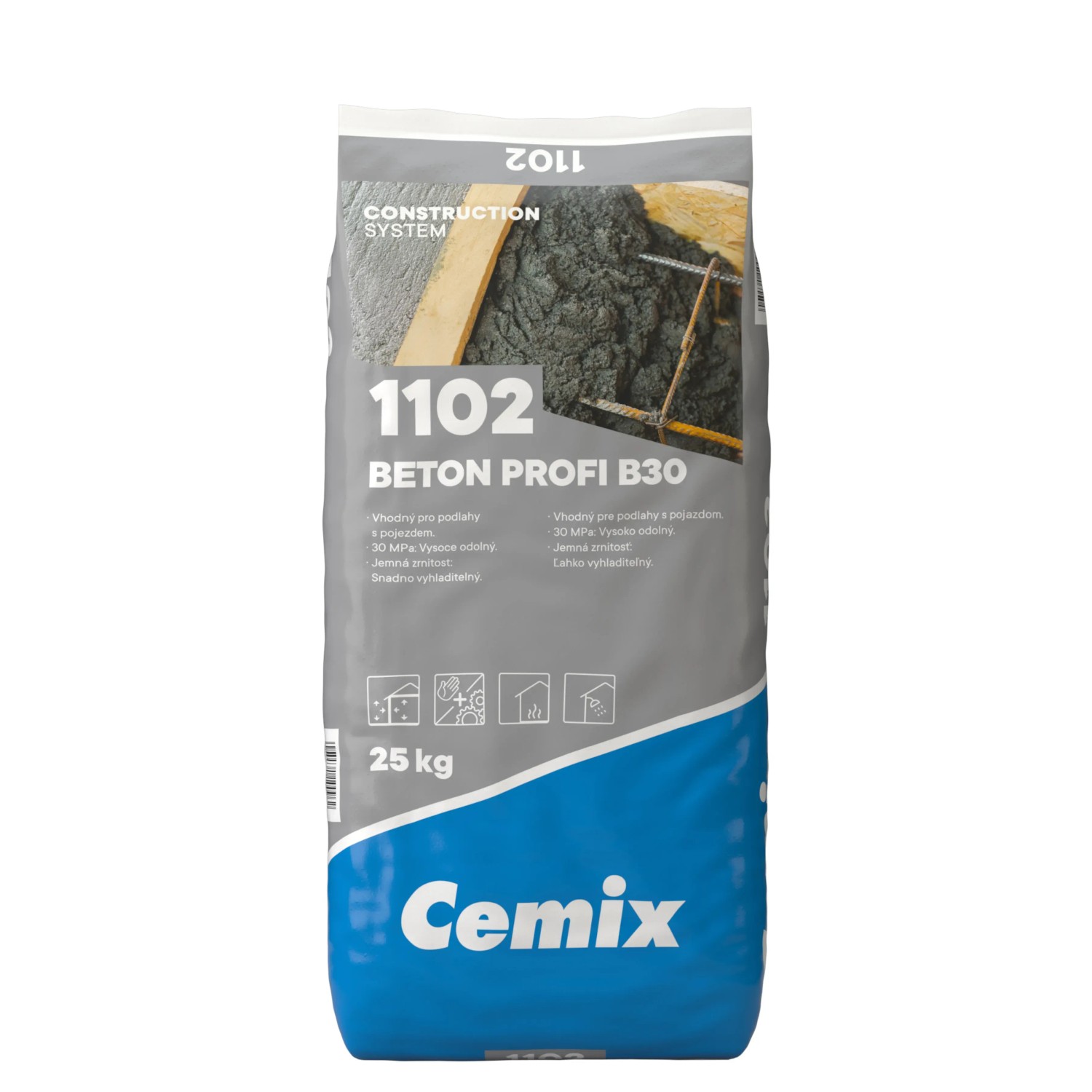 E-shop Cemix 1102 Betón Profi B30 25 kg PE