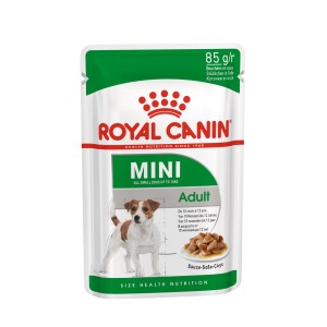 Royal Canin Mini Adult mokré krmivo pre malé psy, 85g kapsička.