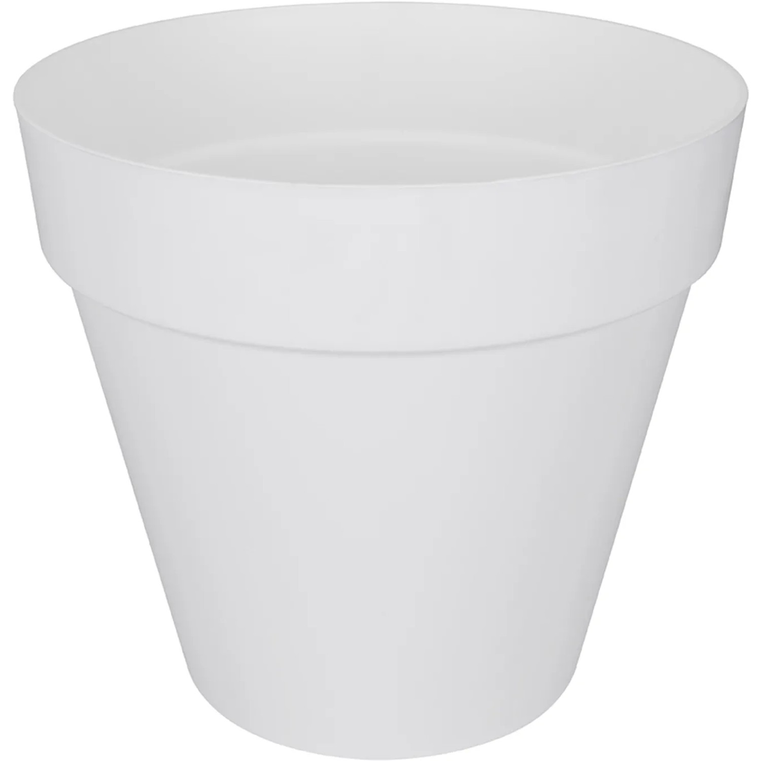 E-shop elho Kvetináč Loft Urban Round s kolieskami biely pr. 58 x 54 cm