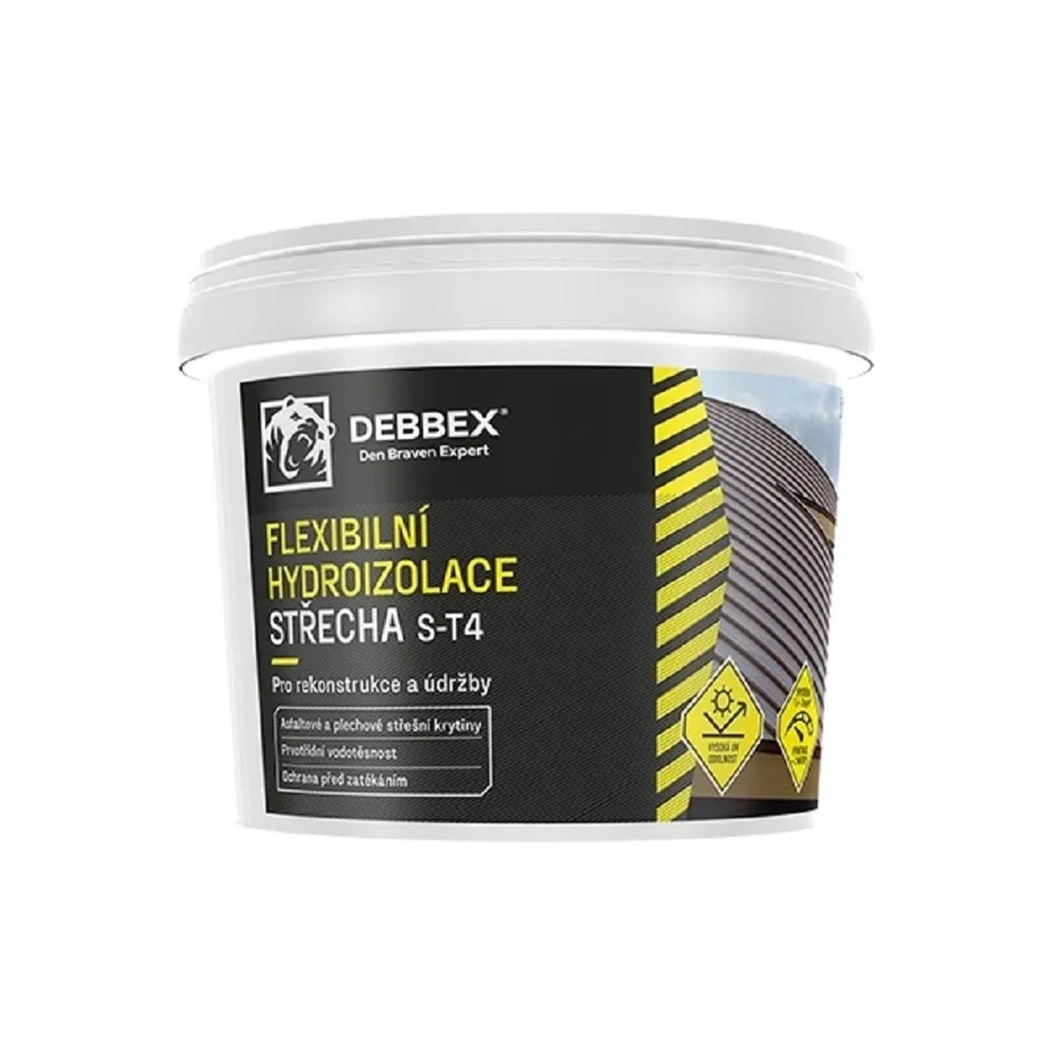 E-shop Den Braven Flexibilná hydroizolácia Strecha S-T4 červenohnedá, 5 kg