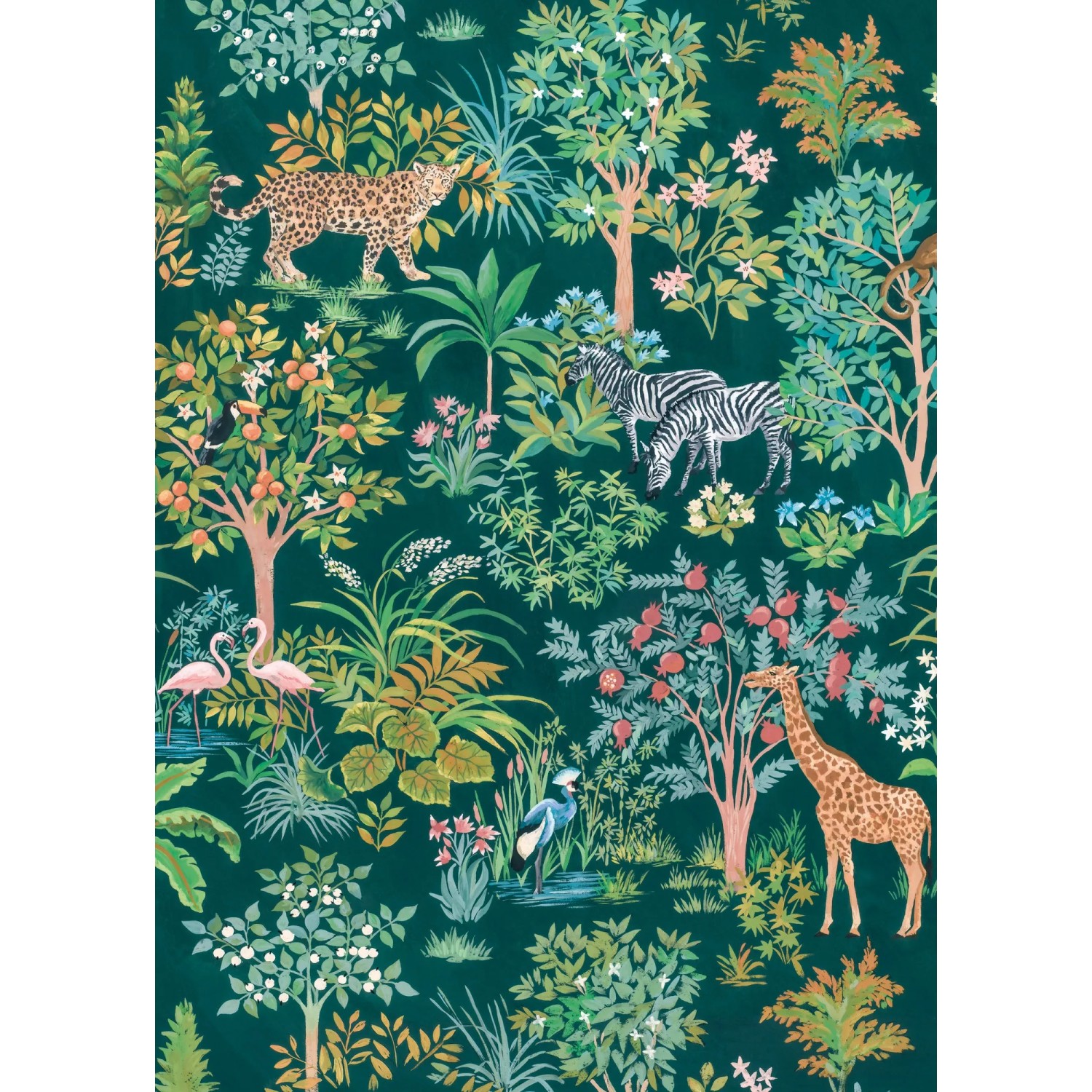 E-shop Komar Vliesová fototapeta Happy Jungle 200 x 280 cm