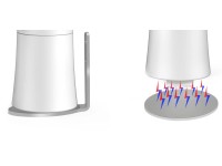 iQtech Magnetický držiak dávkovača mydla na stenu N1M