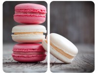 Wenko Krycie dosky na sporák Universal Macarons 2-dielna súprava viacfarebné