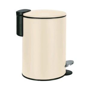 Kleine Wolke Silence kozmetický kôš, pieskovo béžový, 3 litre, s pedálovým mechanizmom a funkciou soft-close.