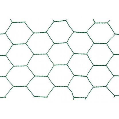 PILECKÝ Chovateľské pletivo 6hranné Hobby Zn+PVC zelená oko 25mm výška 50cm 10 m