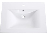 Sanotechnik Zápustné umývadlo, liaty mramor, 70,5 x 51,5 x 17,5 cm