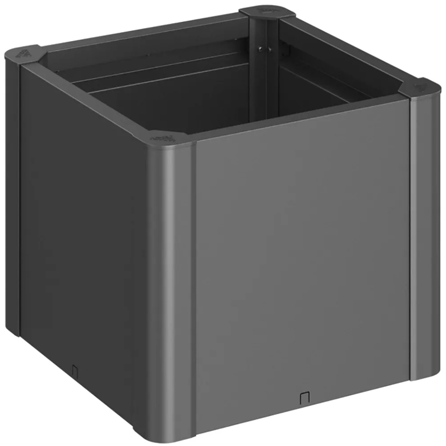E-shop Biohort Vyvýšený záhon Belvedere Mini 50 tmavo sivý, 53 x 53 x 45 cm