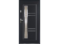 O.K. DOORS Oceľové vchodové dvere APOLLO P55 antracitové 90 P