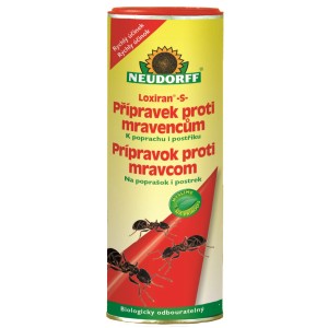 Neudorff Loxiran-S prípravok na mravce, na ničenie mravcov v dome a záhrade.