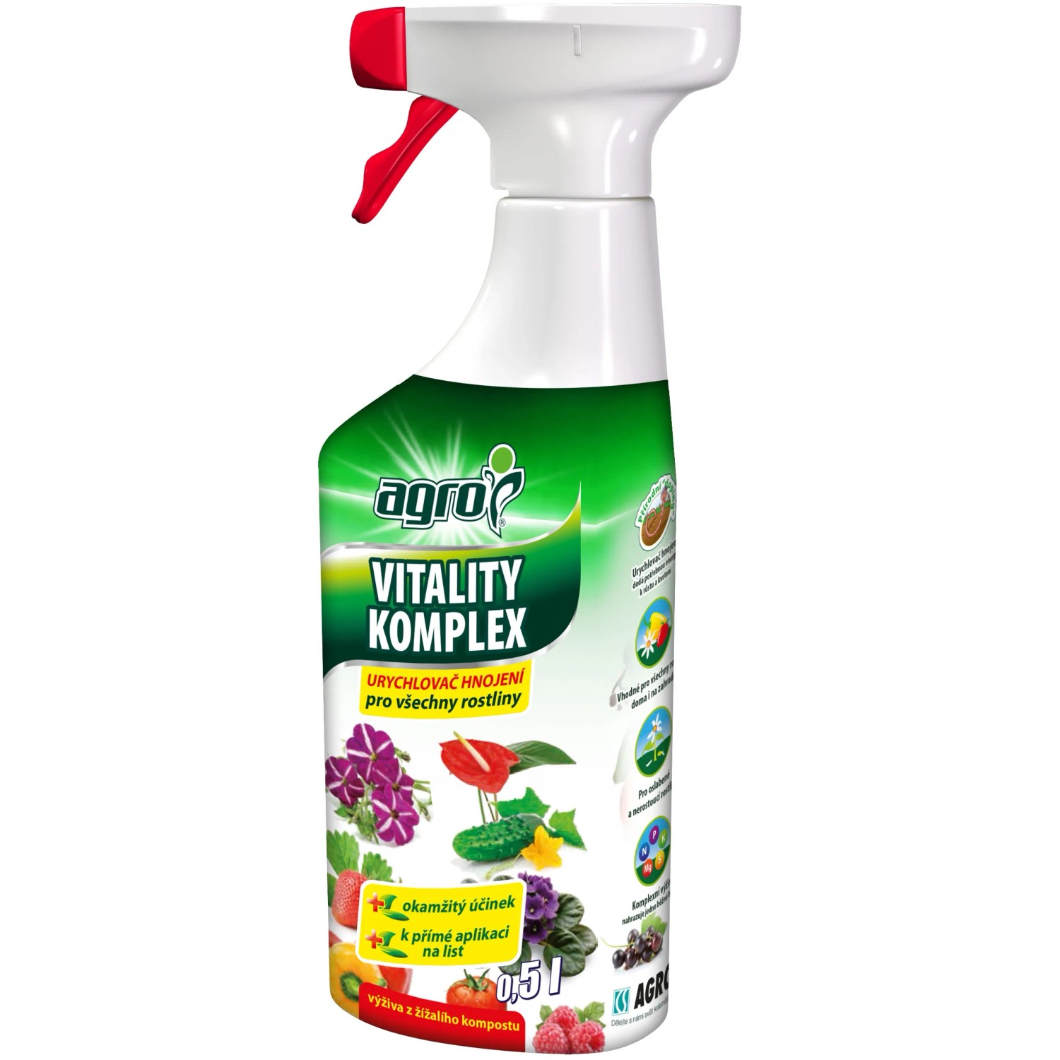 E-shop AGRO VITALITY KOMPLEX pre celú záhradu 0,5 l (sprej)