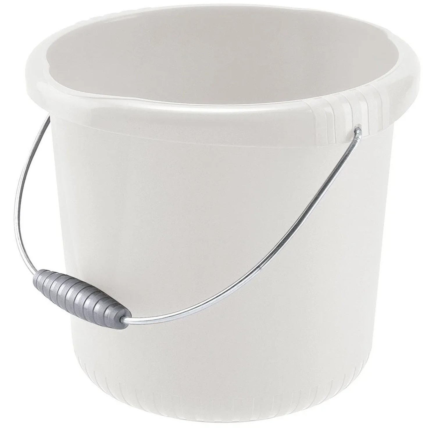 E-shop Tontarelli Vedierko Aurora, biela, pr. 29 x 26 cm, 10 l