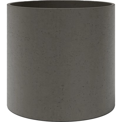 Valcový kvetináč antracit 24 cm x 24 cm x 22 cm