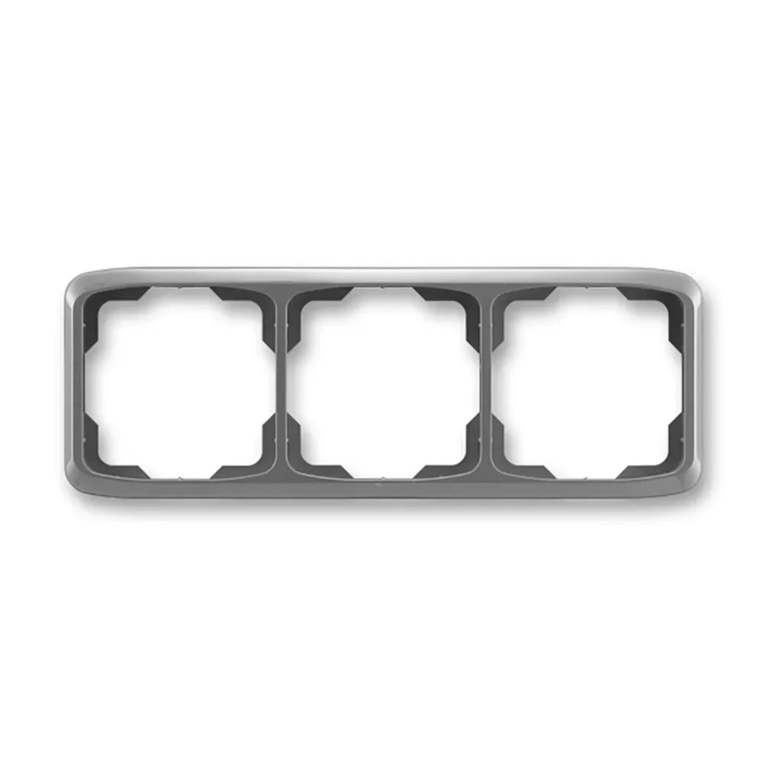 E-shop ABB 3násobný rámček TANGO 3901A-B30 S2, dymovo sivý, 11,5 x 81 x 223 mm