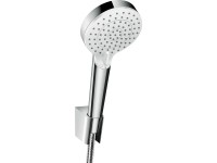 Hansgrohe Ručná sprcha Crometta Vario EcoSmart 100 s držiakom a hadicou 160 cm Hansgrohe Ručná sprcha Crometta Vario EcoSmart 100 s držiakom a hadicou 160 cm