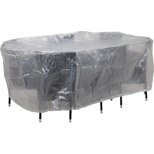 Priehľadný obal Acamp pre oválne sedenie, cca 230x135x70 cm.