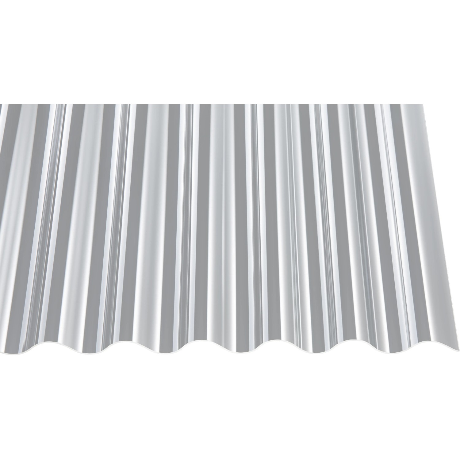 E-shop Gutta Akrylová vlnitá doska vlna, 1,5 mm, 76/18, číra, 200 x 104,5 cm