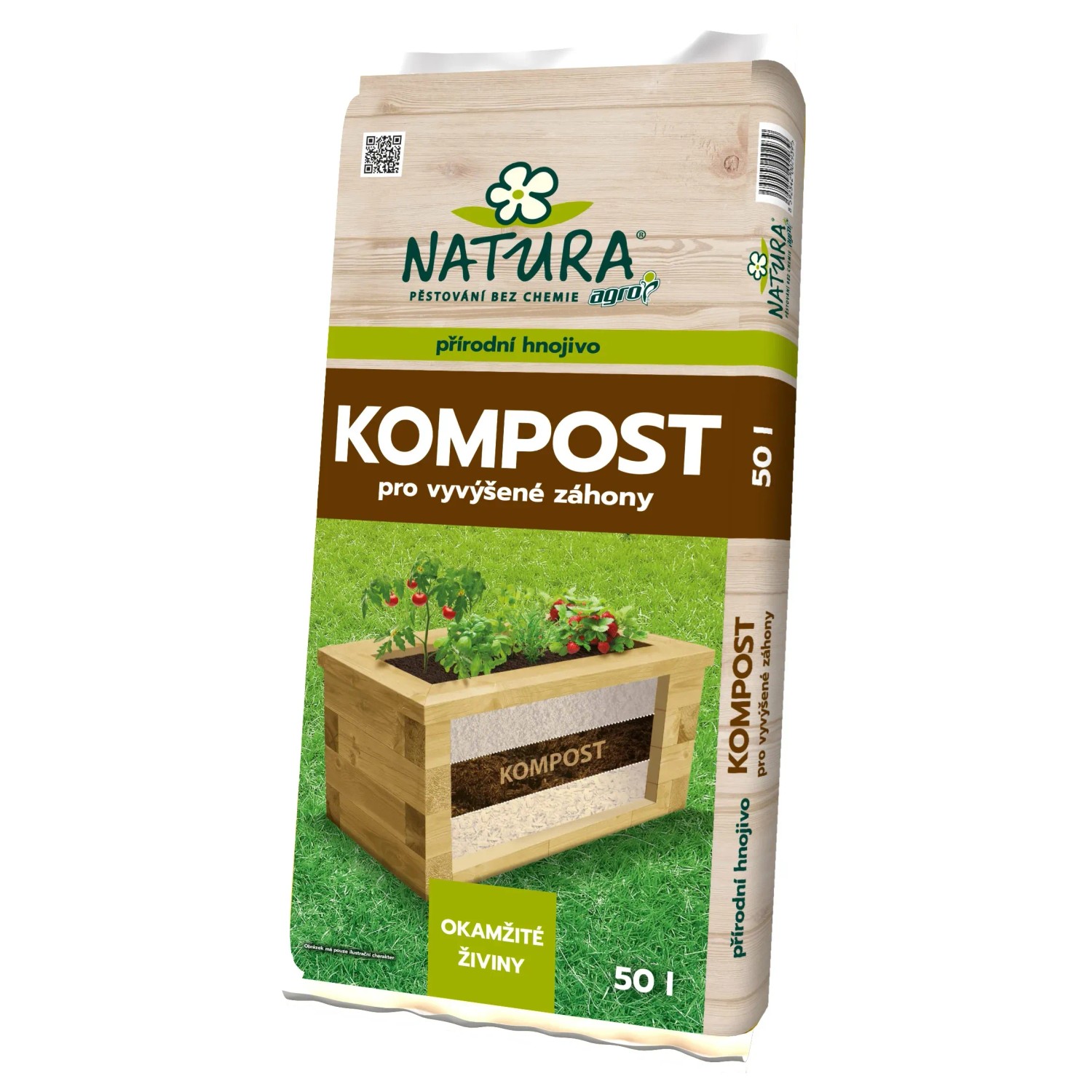 E-shop NATURA Kompost pre vyvýšené záhony 50 l