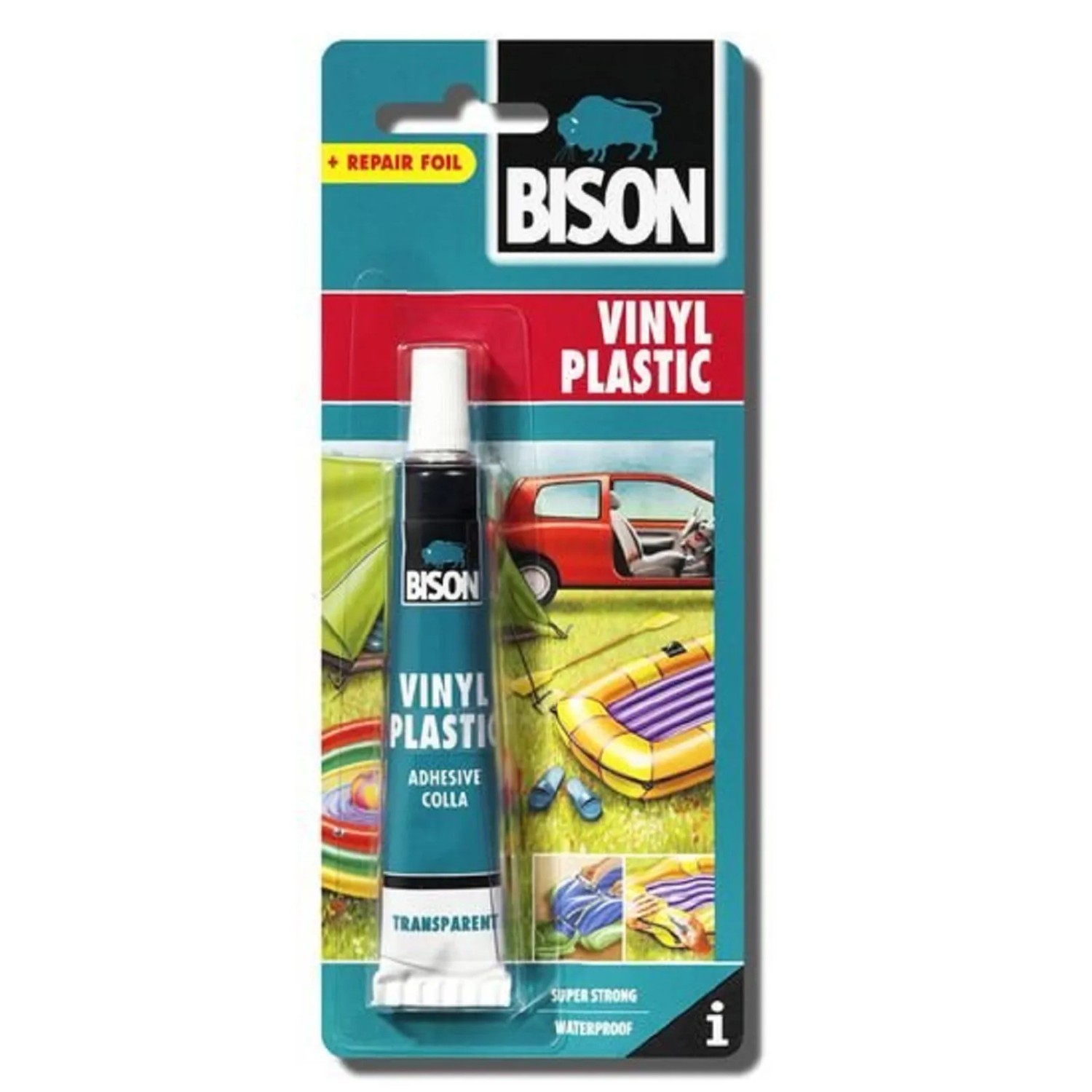 E-shop BISON Lepidlo na plasty VINYL PLASTIC so záplatou, 25 ml