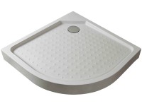 Sanotechnik Sprchová vanička s krytom T90W, štvrťkruh, 90 x 90 x 12,5 cm