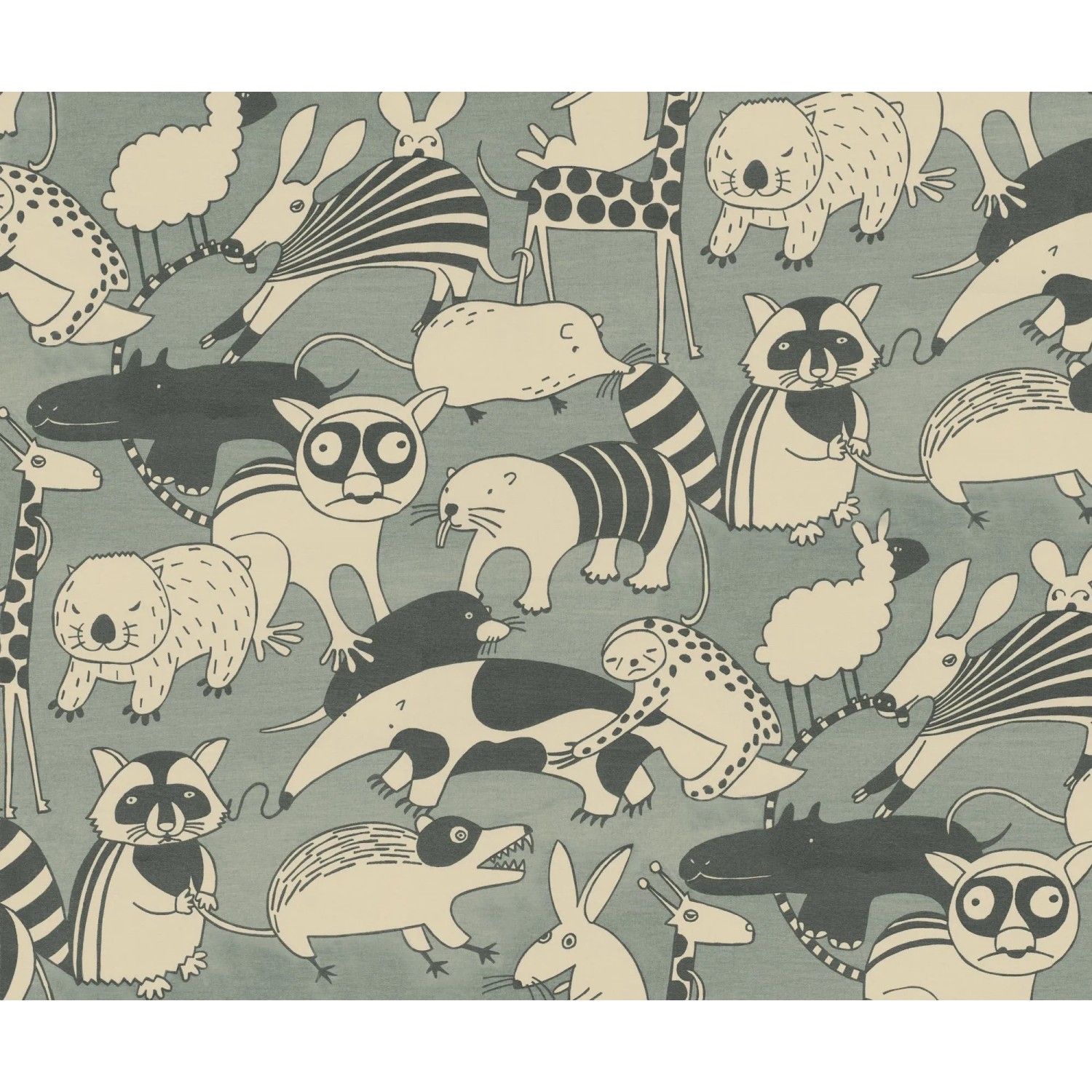 E-shop Komar Vliesová fototapeta Wobble Zoo 250 x 300 cm
