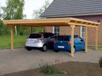 Skan Holz Prístrešok na auto Emsland EPDM, prírodný, 613 x 604 cm