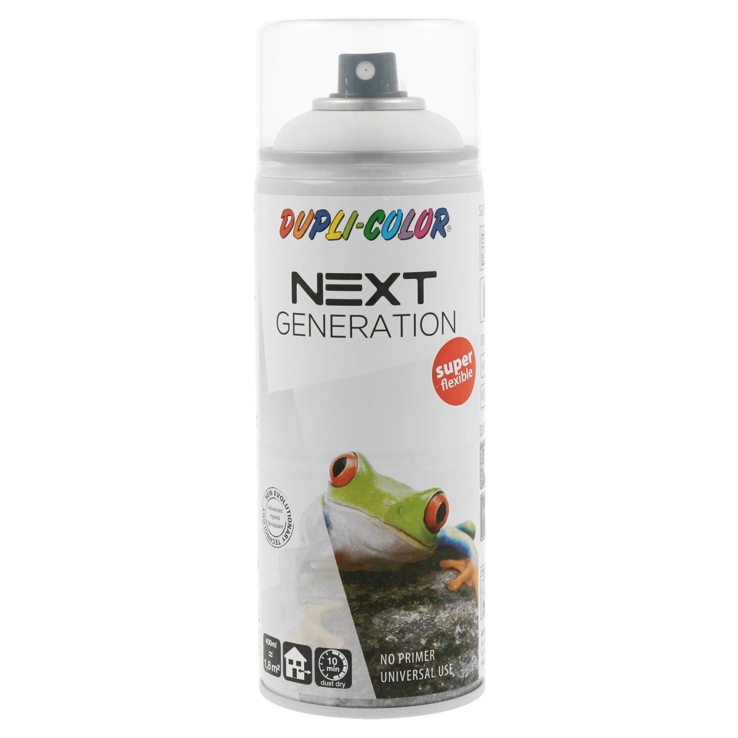 E-shop DUPLI-COLOR Univerzálny lak v spreji NEXT matná biela RAL 9010 400 ml